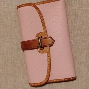 Dooney & Bourke Pink and Tan Women's Wallet
